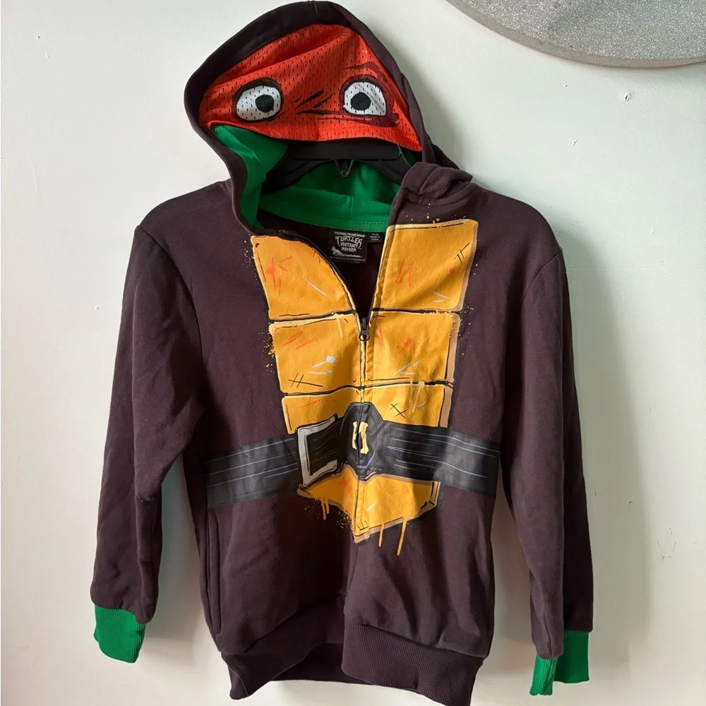 Rafael Mutant Mayhem Hoodie Costume - Picture 2 of 3